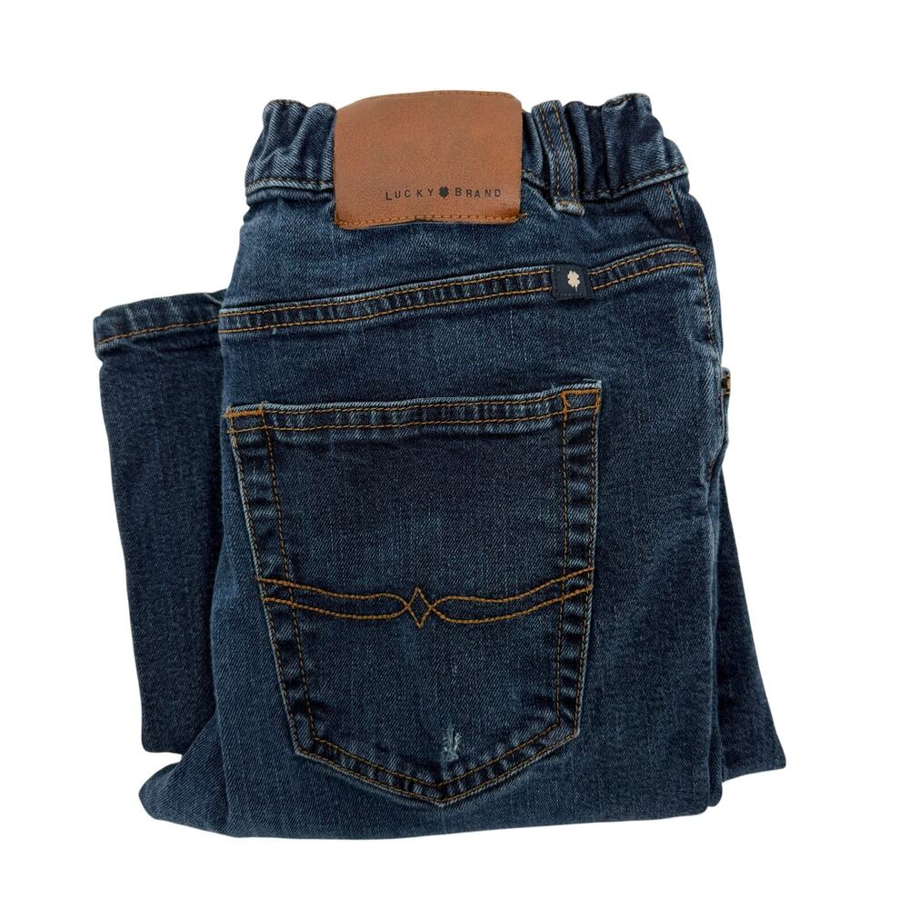 Lucky Brand Jeans Pants Boys Youth 20 Blue Authentic Skinny Adjustable Denim